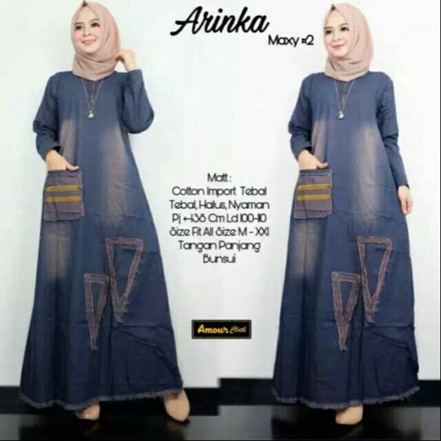 Gamis Jeans Import