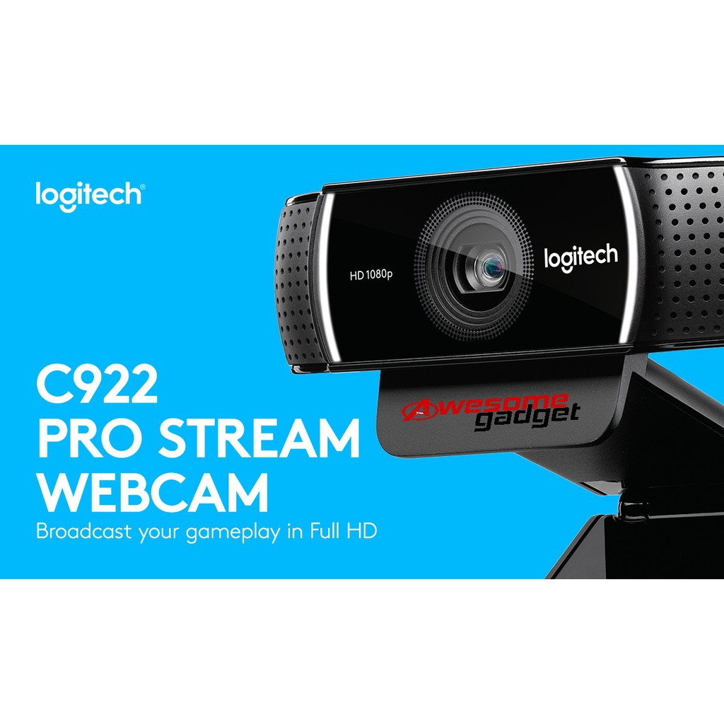 Logitech C922 Pro Stream 1080 P Webcam