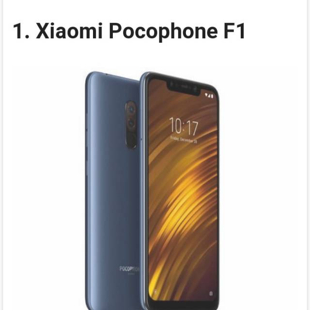 Xiaomi Pocophone F1 second