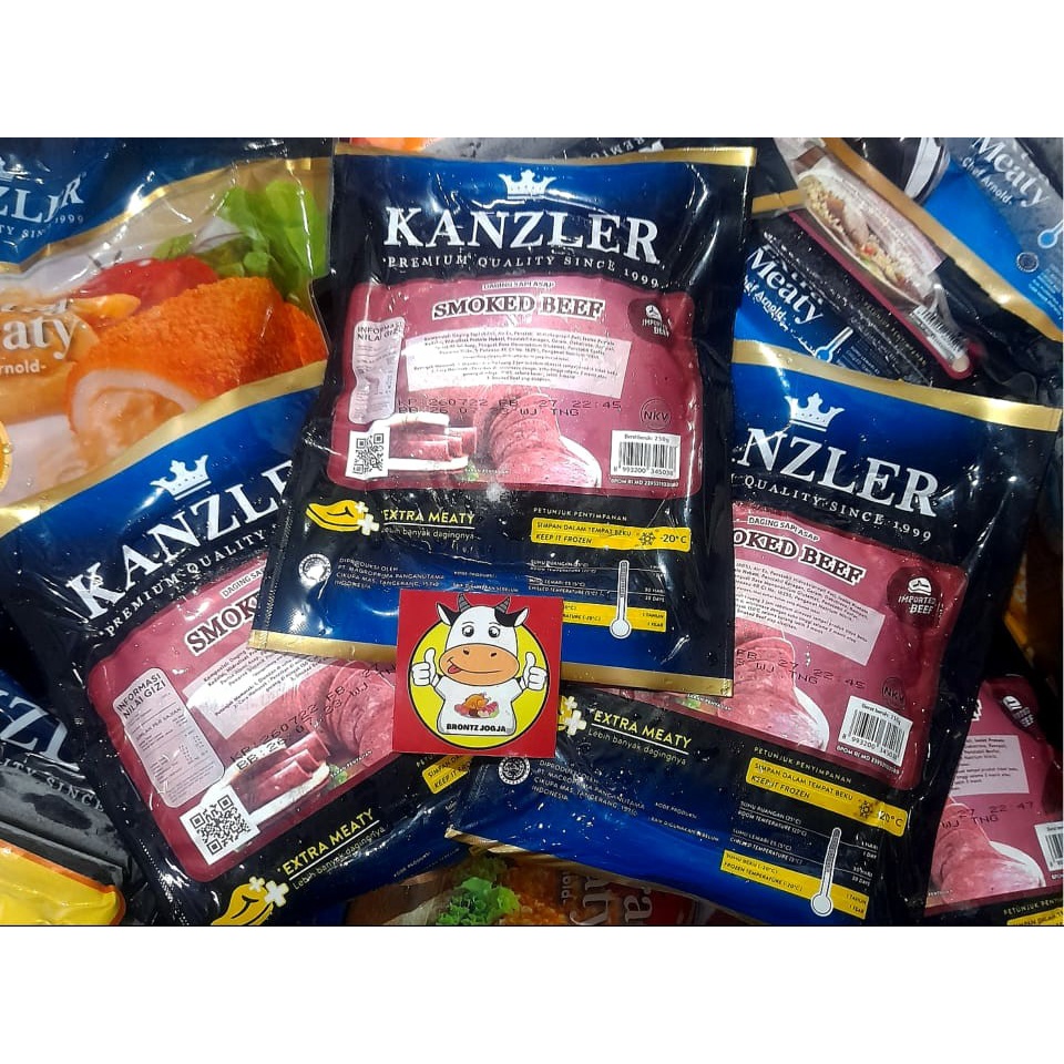 

KANZLER SMOKED BEEF 250GR - FROZEN FOOD - BRONTZ JOGJA