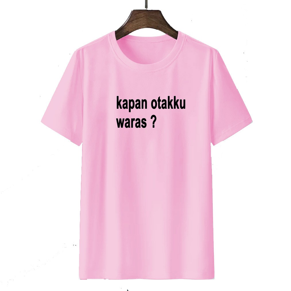 Kaos Distro Pria Cotton Combed 30s / Kaos Pria Lengan Pendek Cotton Combed 30s Bee58