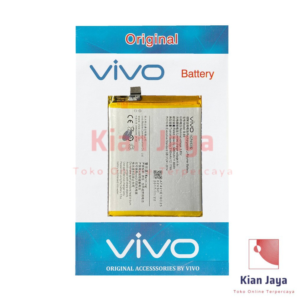 Baterai Original Vivo V5+ / B-B9 Batre Batrai Battery Hp V5 Plus BB9 100% Ori