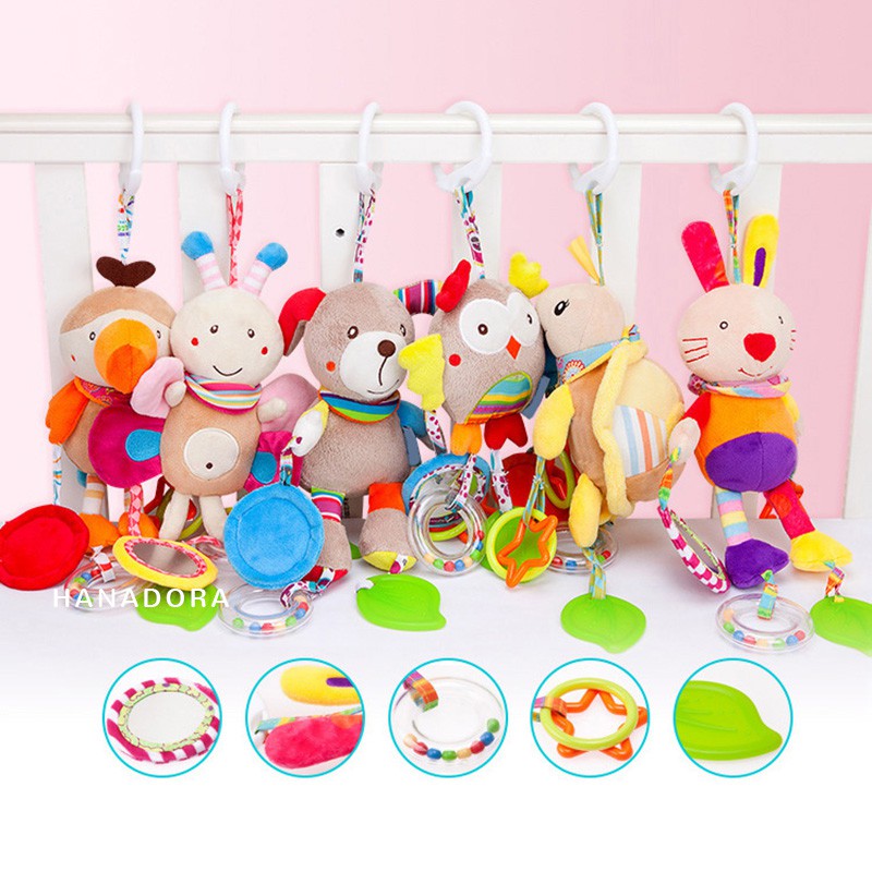 Catell Love Rattle Teether RT01 - Mainan Stroller Gigitan Bayi