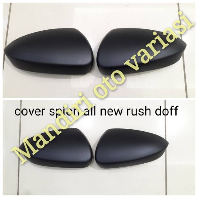 ALL NEW RUSH TERIOS 2018-2021 COVER SPION HITAM DOFF VARIASI EKSTERIOR MOBIL