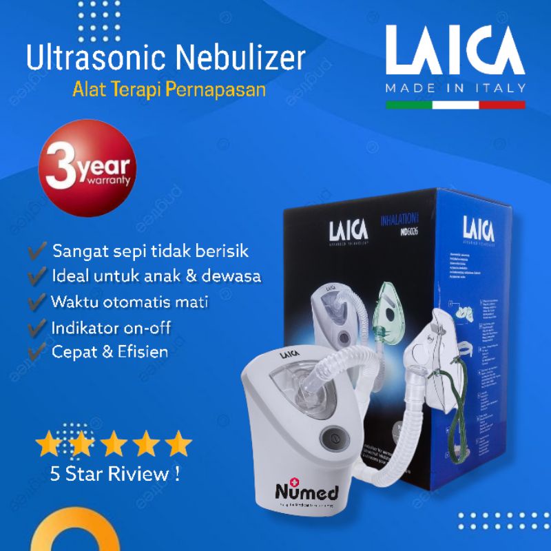 Nebulizer Ultrasonic Original Laica MD 6026 / Inhalation Nebulizer Laica MD6026