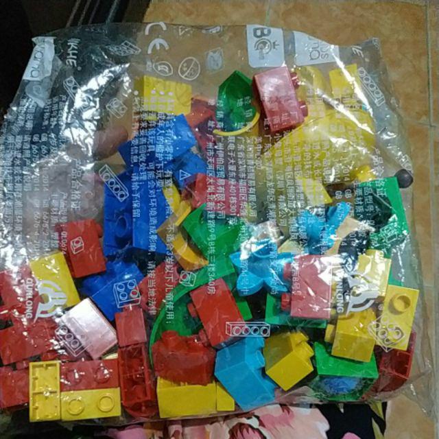  Mainan  Balok Bangun Susun Model Lego  Bentuk Jalur 