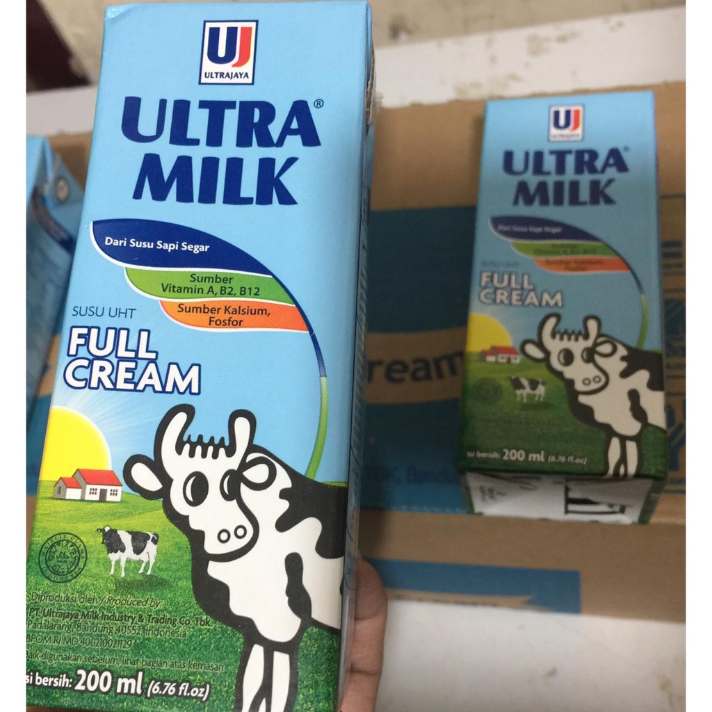 Susu ULTRA MILK Full Cream 200 ml | Susu UHT Full Cream