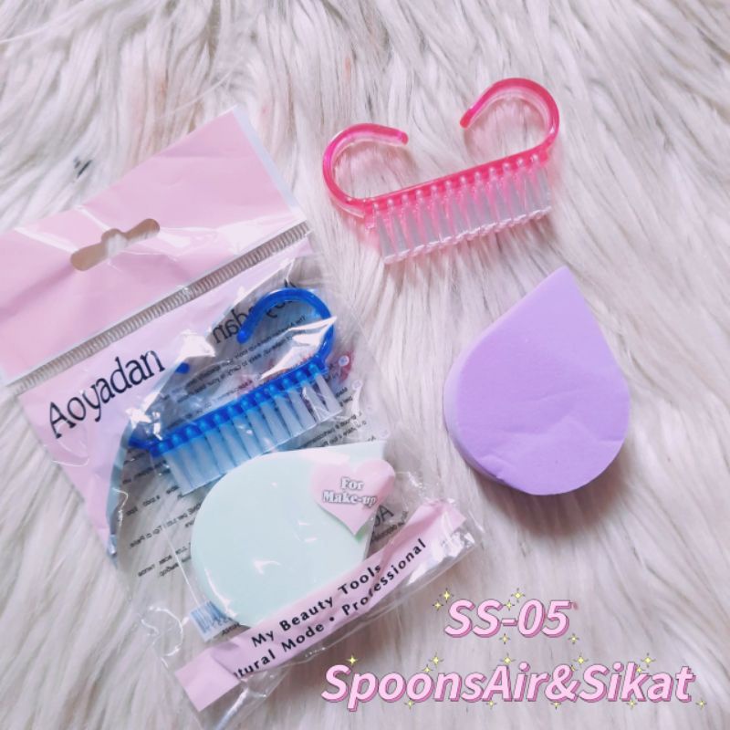 PROMO!!!SPOONS MAKEUP&amp;SIKAT MENICURE PEDICURE PERAWATAN KUKU AOYADAN