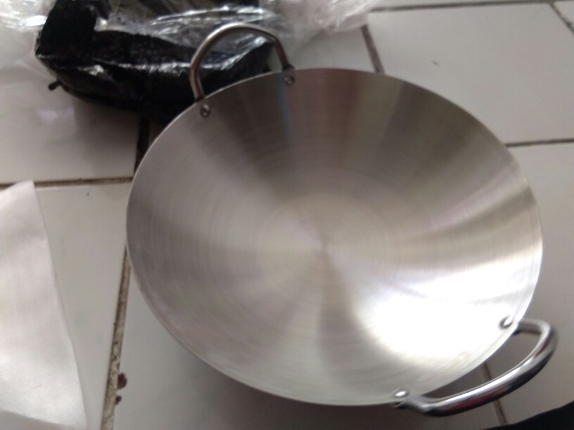 Calypso Kuali Wajan Stainless Steel Uk.34cm