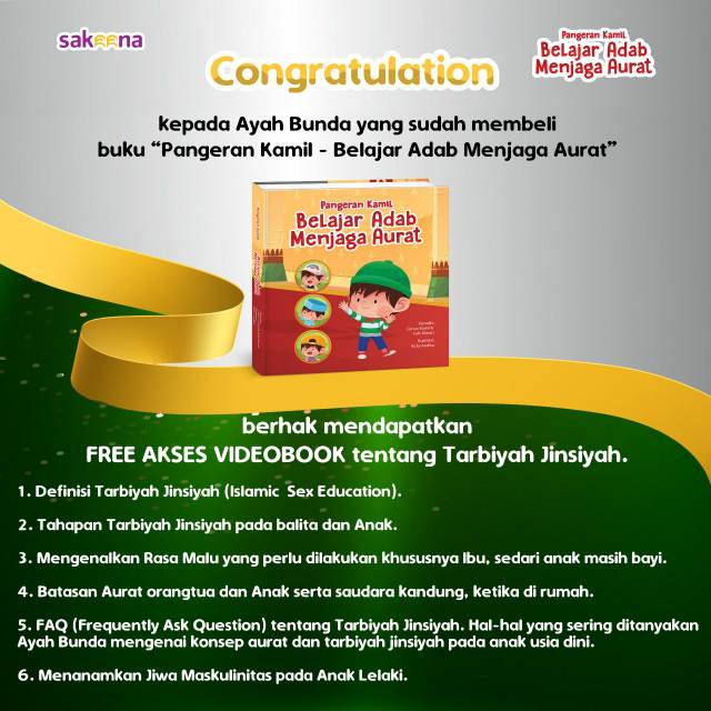 Buku Belajar Adab Menjaga Aurat Versi Kamil Anak Laki Shopee Indonesia
