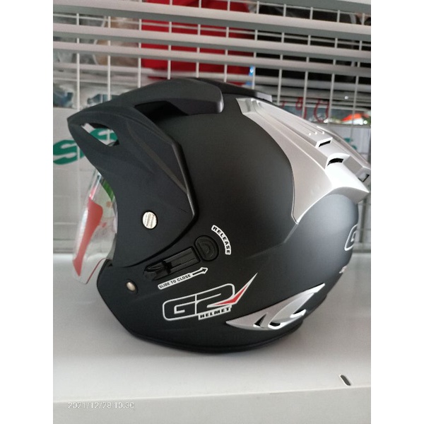HELM G2 EXTERMINATOR DOFF SOLID DOUBLE VISOR