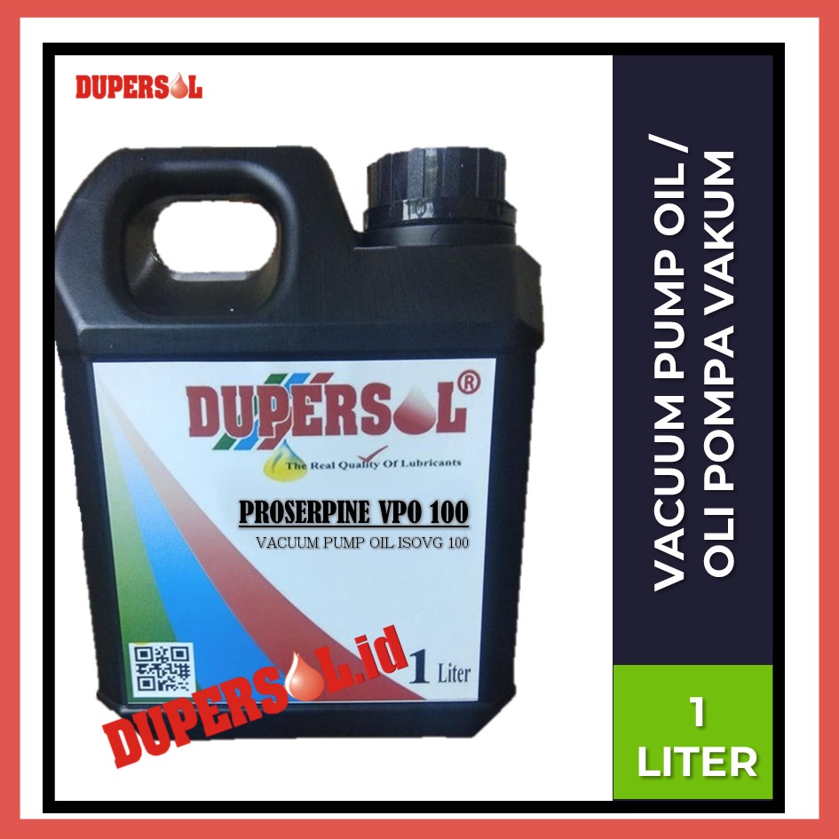 Jual DUPERSOL VACUUM PUMP OIL 100 / VPO 100 / Oli Pompa Vakum Iso VG