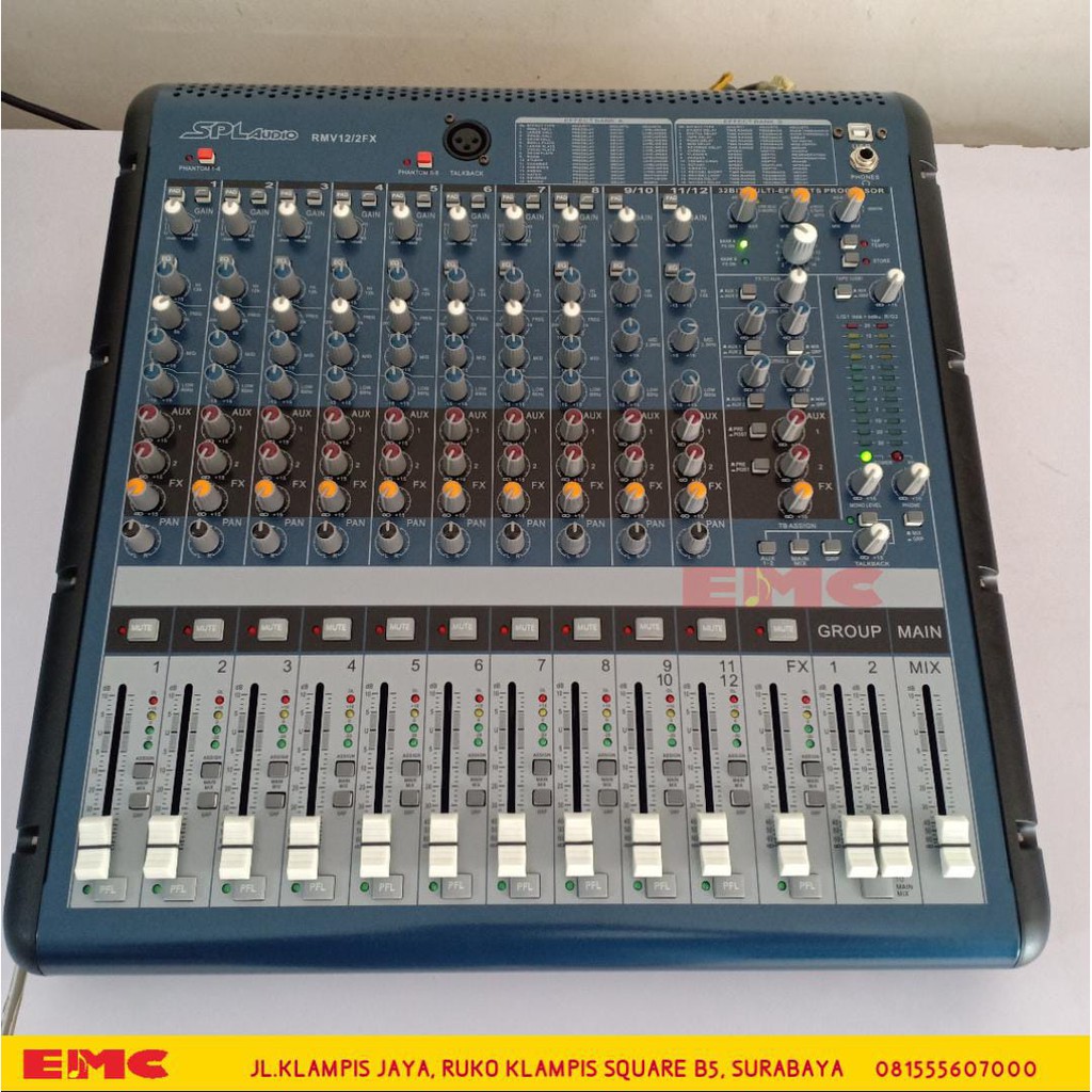SPL Audio RMV 12/2 FX Mixer 12 chanel