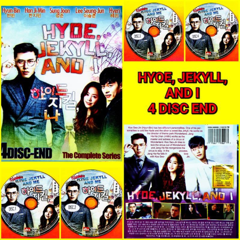 KASET VIDEO FILM SERIAL SERI KOREA HYDE JEKYLL AND ME 4 DISC TAMAT