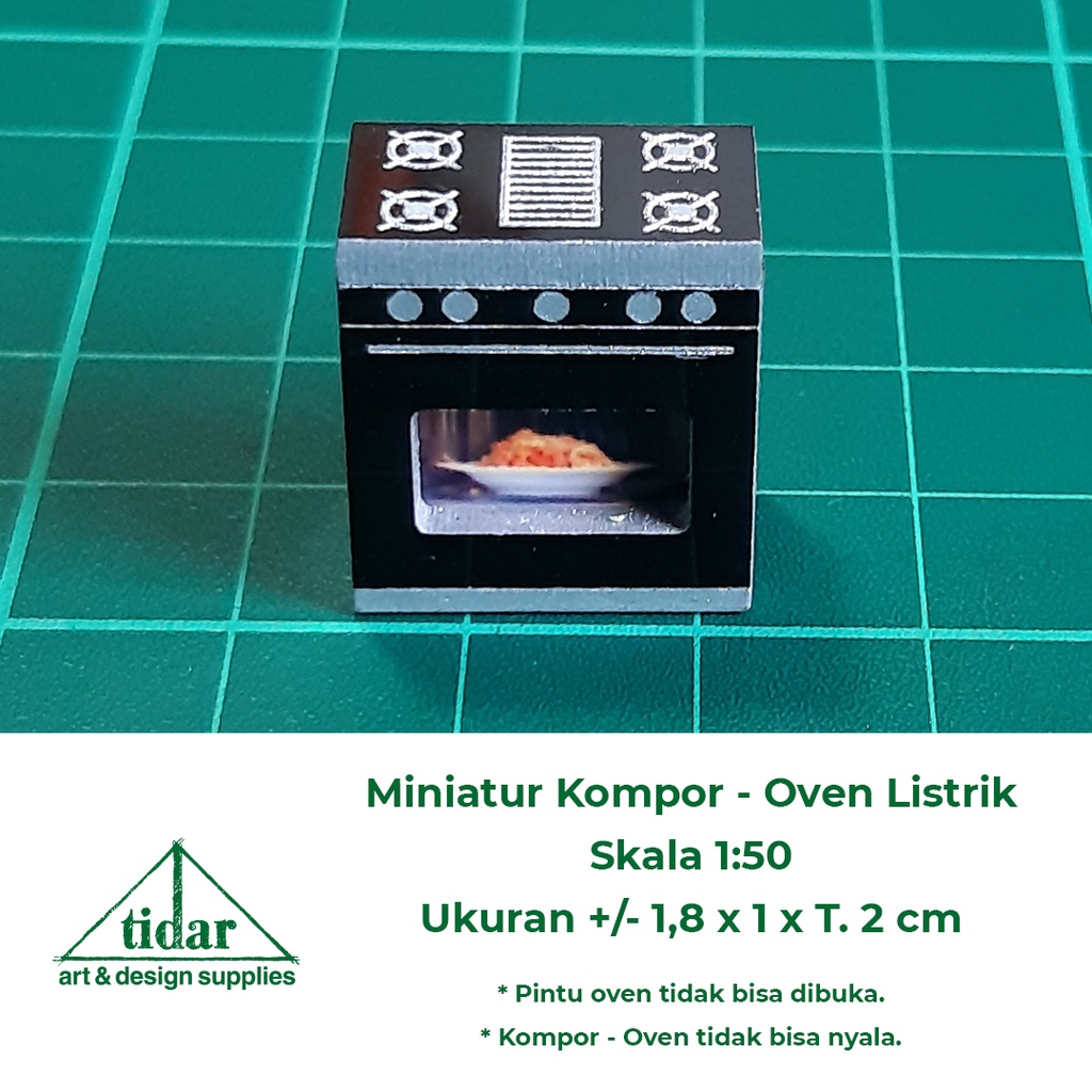 

[MR] AE - Miniatur Maket Kompor Listrik Skala 1:50 - Maket Oven / Stove