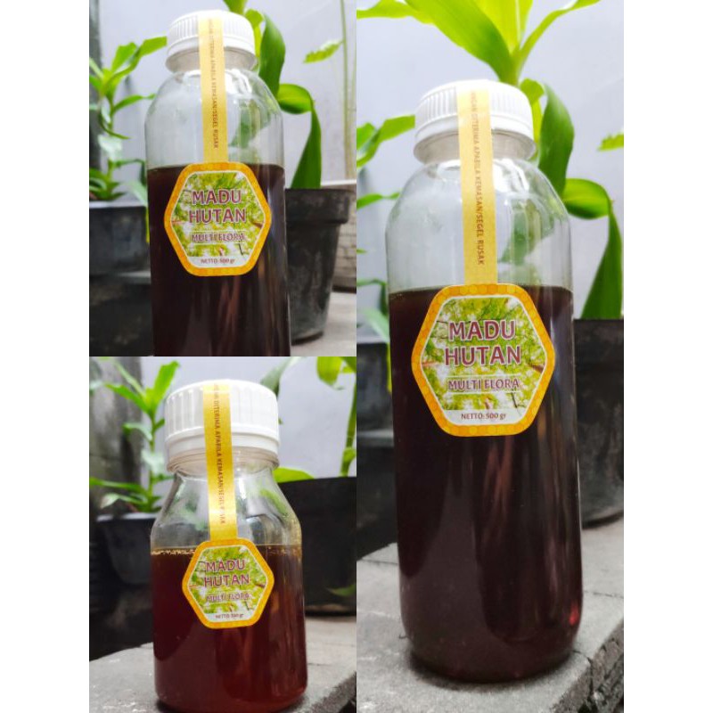 

Madu Hutan Multiflora murni 100% ukuran 500Gram
