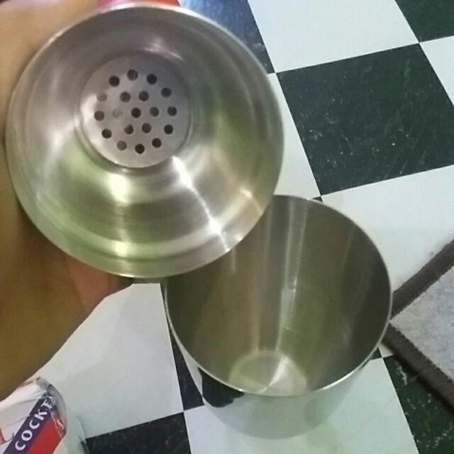 Shuma | Shaker Cocktail Pengocok Minuman Bar Barista | Stainless Steel 550 Ml | Free 5 Ebook