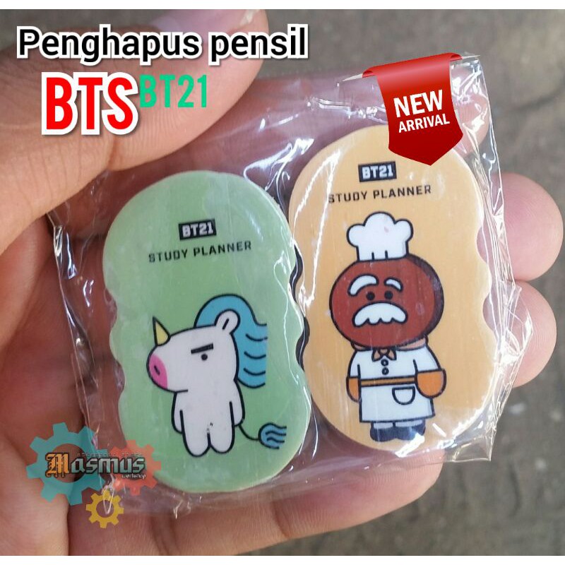 

Penghapus BTS eraser Unik Lucu Penghapus Pensil BT21