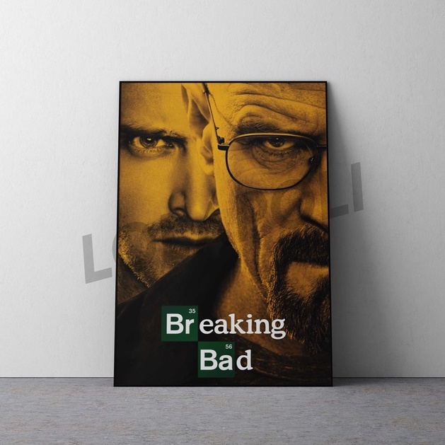 Hiasan Dinding Poster Kayu - Breaking Bad