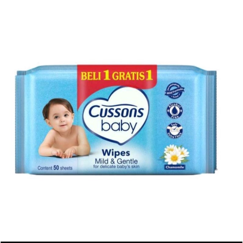 Tissue basah Cussons