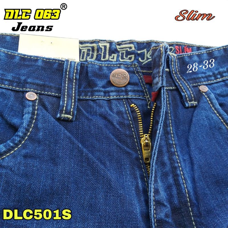 Celana Panjang Jeans Pria Original D LOCO Casual Slim Fit