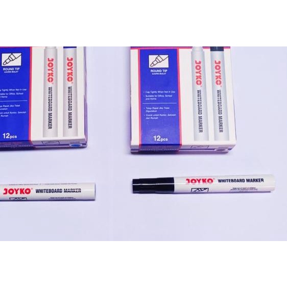 

♖ Spidol Whiteboard Joyko - Spidol Papan Tulis Putih (Harga 1 Lusin) - Biru ™