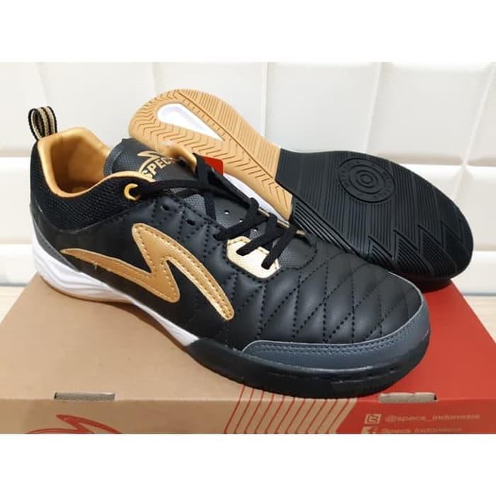 ORIGINAL Sepatu Futsal Specs Metasala Nativ IN Black / Gold