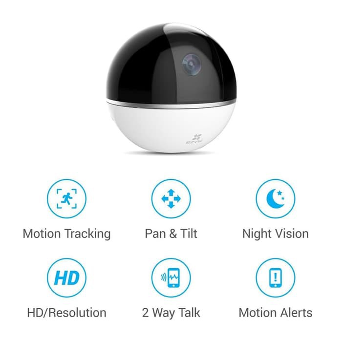 EZVIZ C6T Mini 360 Plus 1080 IP CameraDome CCTV With NightVision