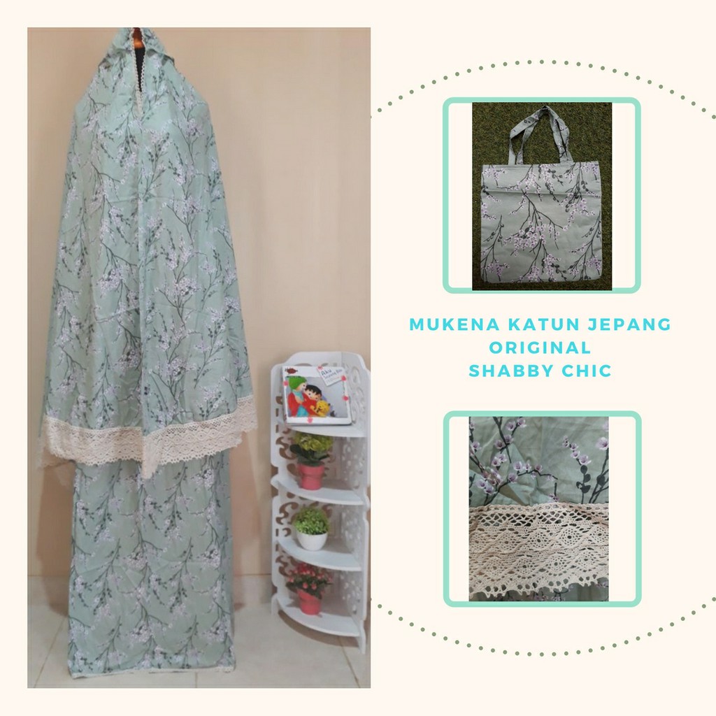 MUKENA KATUN JEPANG ORIGINAL TOSCA RENDA