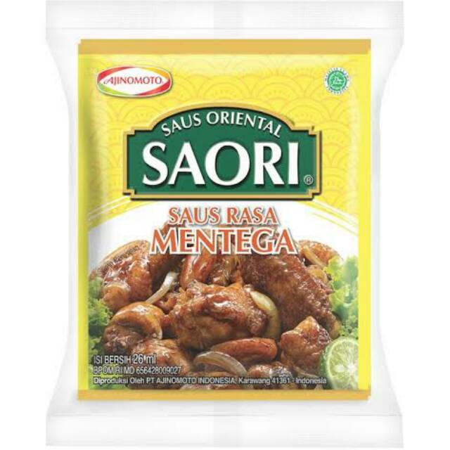 

Saori saus rasa mentega 10x26ml