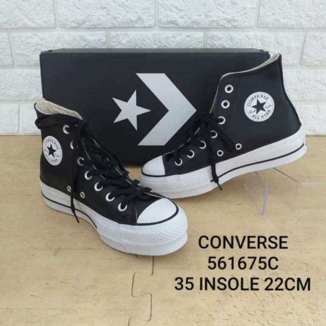 Converse / sepatu converse black and red