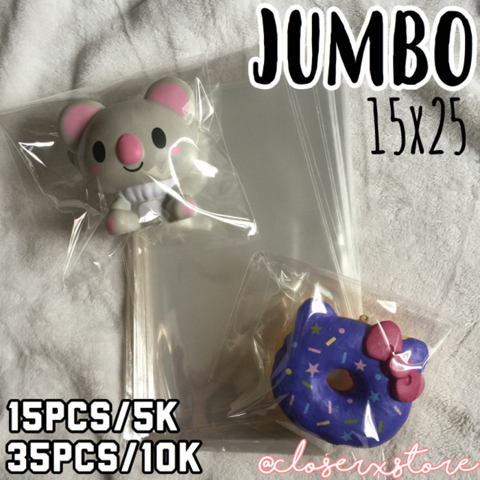 

Crispy Packaging TERMURAH 35pcs Jumbo 15x25cm