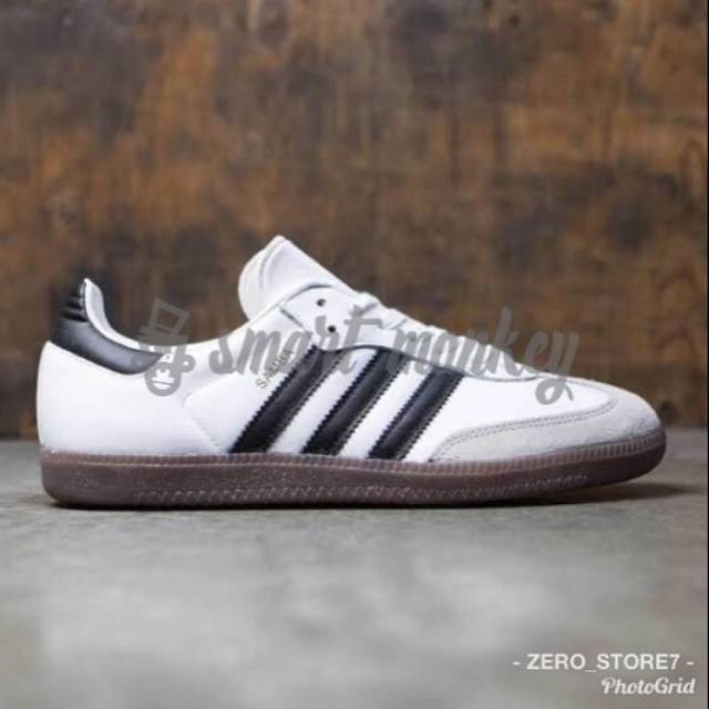 Paling Murah SEPATU ADIDAS SAMBA Hitam/ Putih GUM original premium