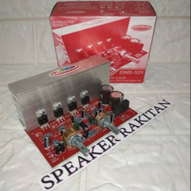 Kit Amplifier Mini Compo Home theater 2.1Channel TDA 2030/2050 DMS-525