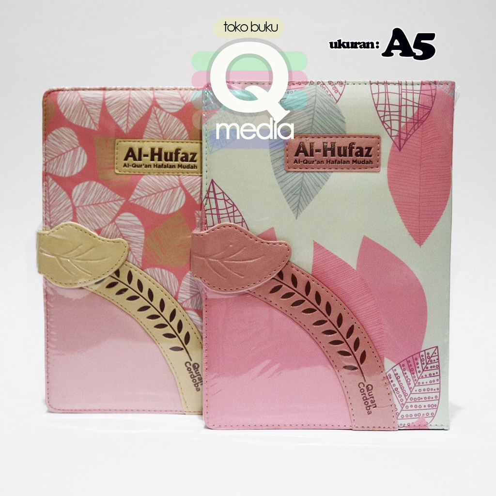 A5 Al Quran Al Hufaz Jaket KAIN Magnet Motif Daun Muslimah | CORDOBA | AlQuran Al Hufaz Muslimah