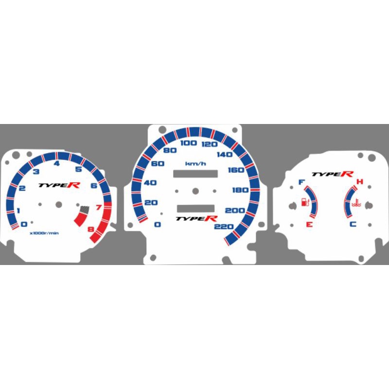 Panel speedometer custom civic ferio