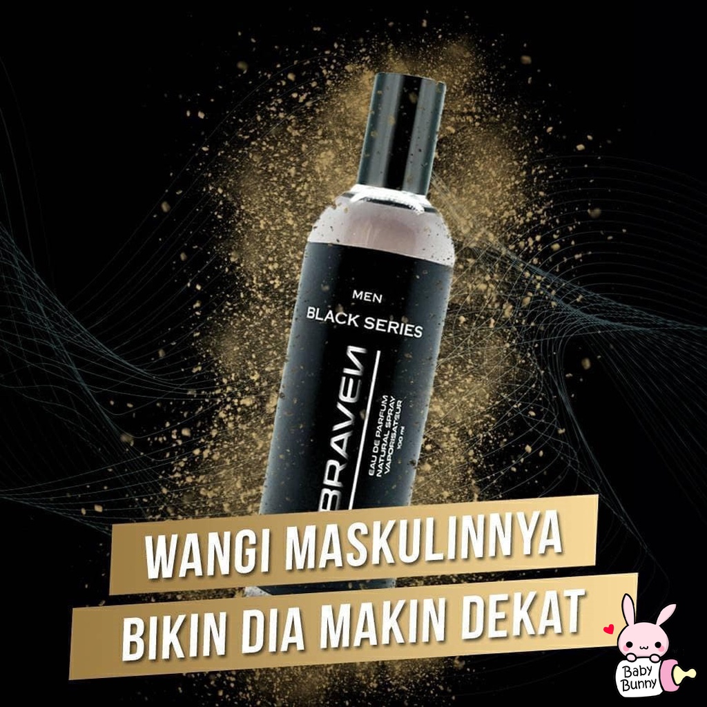 ❤ BELIA ❤ BRAVEN Eau De Parfum Series |  Roll On Series | Men Eau De Parfum Black Series 100ml |  Sport Eau De Parfum Series | Parfum Pria | Natural Spray | MInyak Wangi Pria | BPOM | Baby Bunny