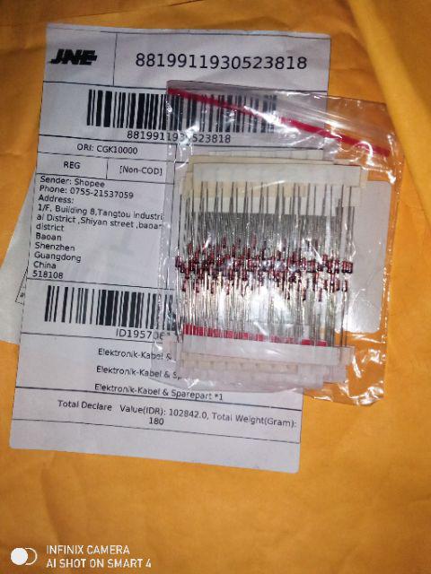 1 / 2w 0,5w Regulator 140pcs Zener Diode Aneka Assortment Set Kit Elektronik Baru Diy