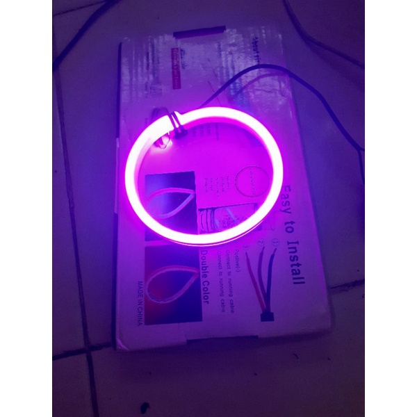 led alis motor mobil neon tidak bintik 12 volt