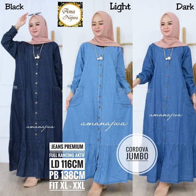 GAMIS JEANS CORDOVA JUMBO BY AMA NAJWA