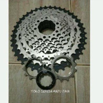 Sprocket Raze 9sp 11 - 42t sproket 9 speed cassette freewheel gir gear Belakang sepeda gunung MTB