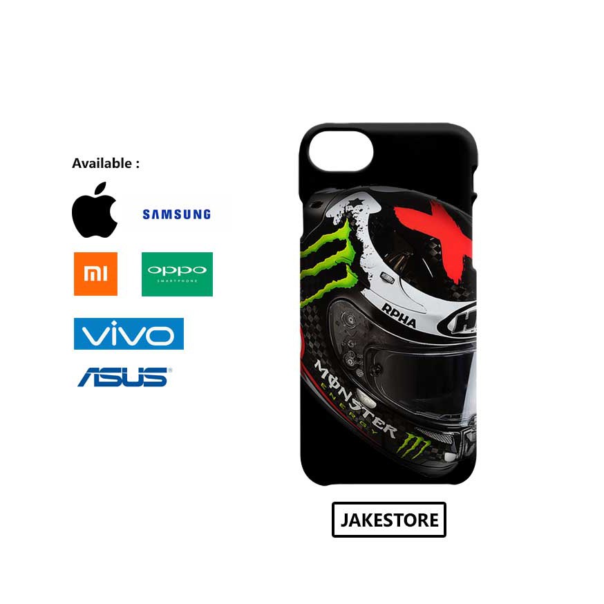 case samsung a3 a5 j2 j5 j7 2016 2017 PRIME PRO CORE A6 A8 J4 J6 PLUS J8 Jorge Lorenzo Helmet hjc