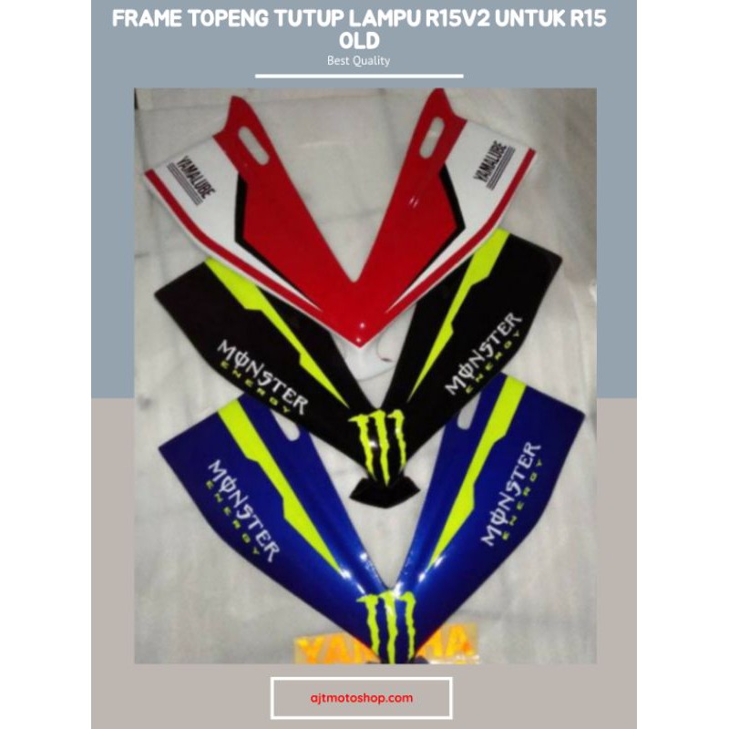 Topeng r15 old r15 v2 model sipit  Topeng Kedok Frame R15 V2 model r25 lampu sipit