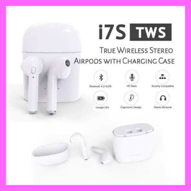I7S tws original headset bloototh tanpa kabel