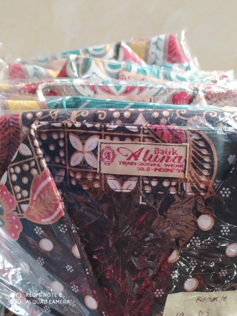 Atasan Kemeja Batik Pria Slimfit Premium Batik Pria Solo Exclusive Bahan Katun Full Furing Ap 066