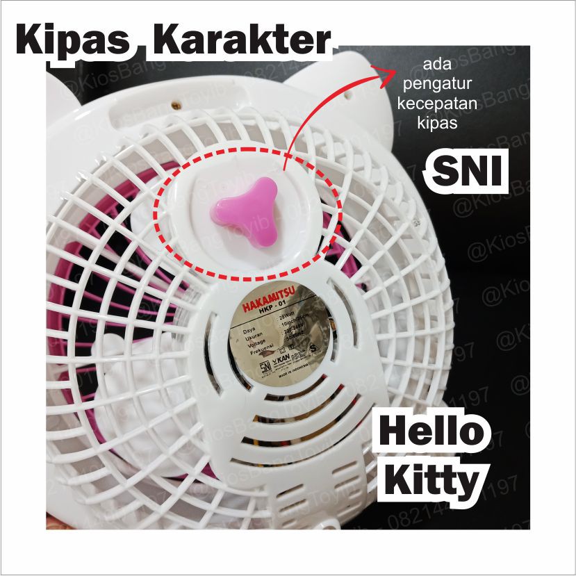 Kipas Angin Karakter // Kipas Angin Anak // Kipas Angin Hello Kitty