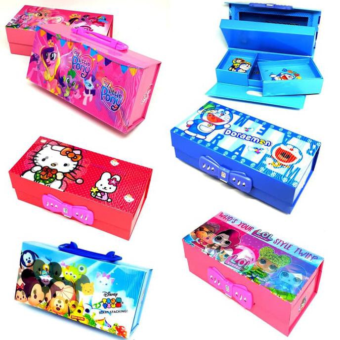 

Kotak kode / kotak aksesoris / tempat pensil stationery / make up box DR137