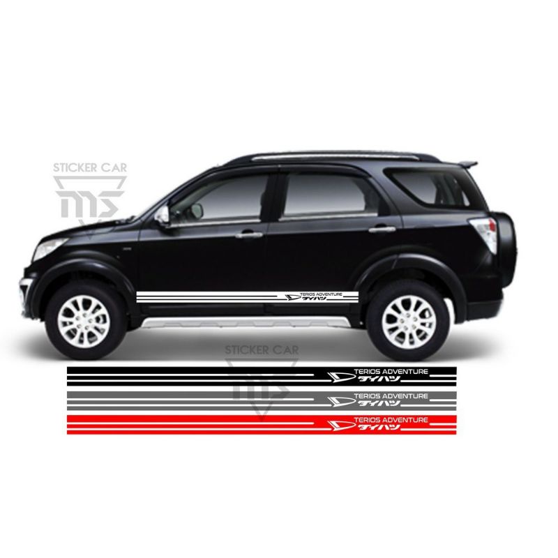 stiker cutting stiker mobil Terios bodi silde