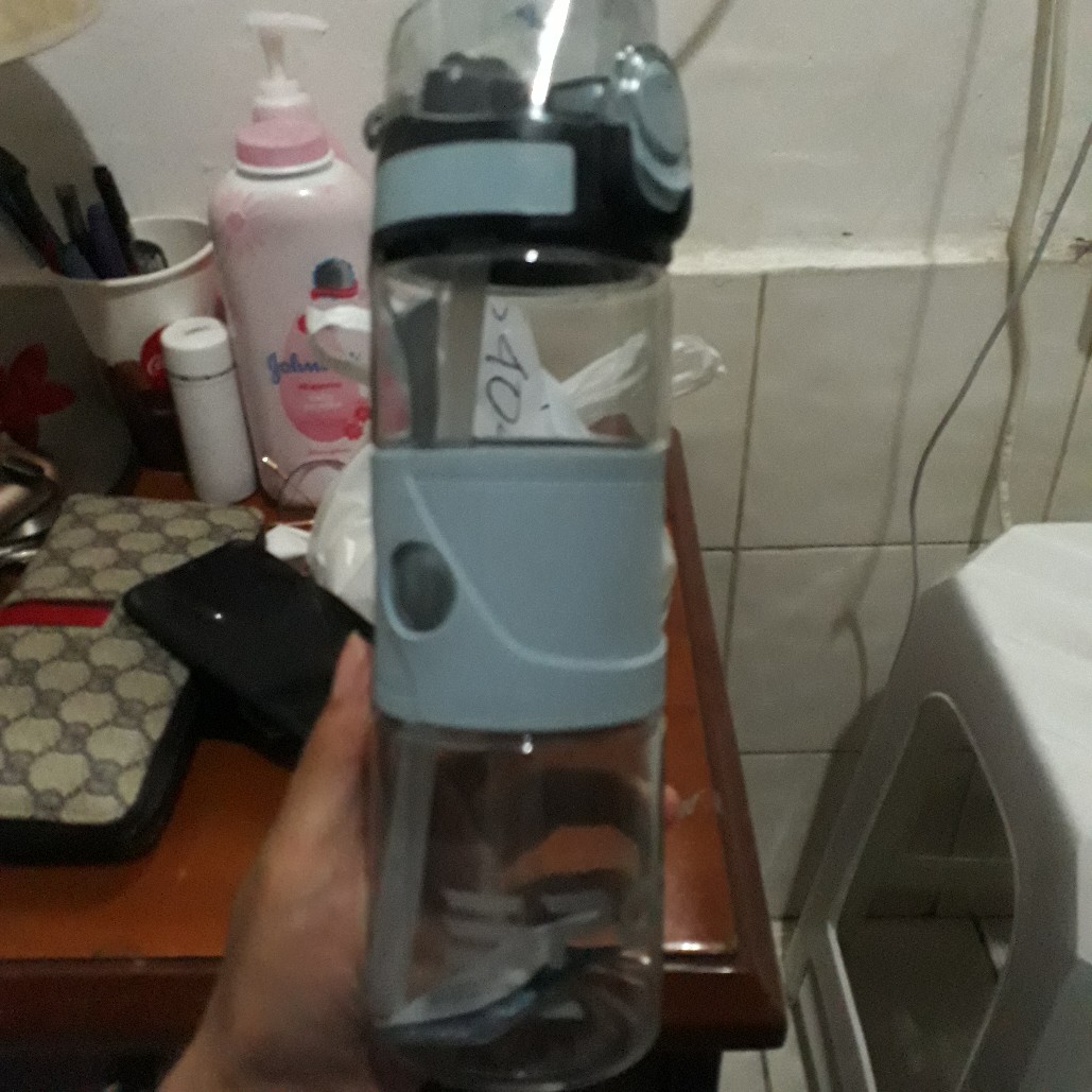 Botol Minum Olahraga / Double Lock Sport Water Bottle 600ml - Bpa Free