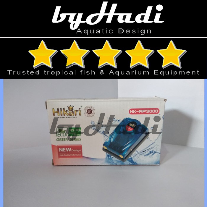 AERATOR 2 LUBANG HIKARI GRATIS SELANG & BATU AIRATOR BISA UNTUK 2 AQUARIUM
